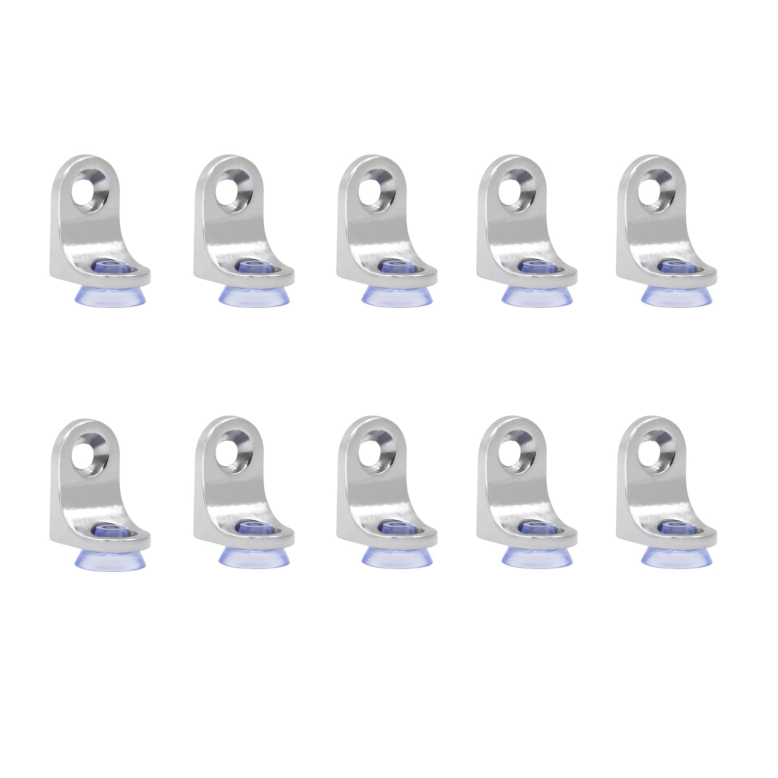 Taquets d'étagère rous avec colle silencieuse anti-vibration lot de 10