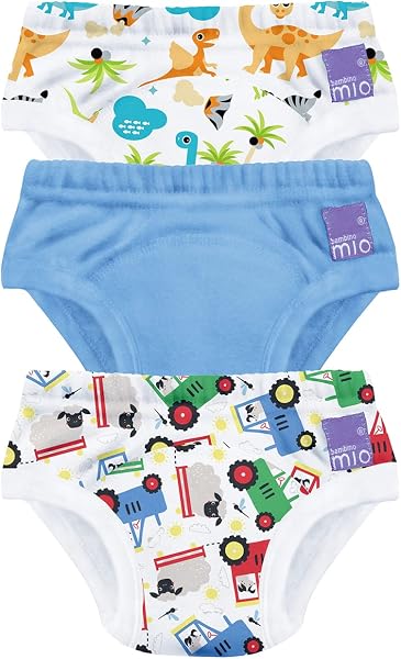 Bambino Mio, Wiederverwendbare Töpfchen-Trainingshose für Jungen und Mädchen, 3er-Packung - 1