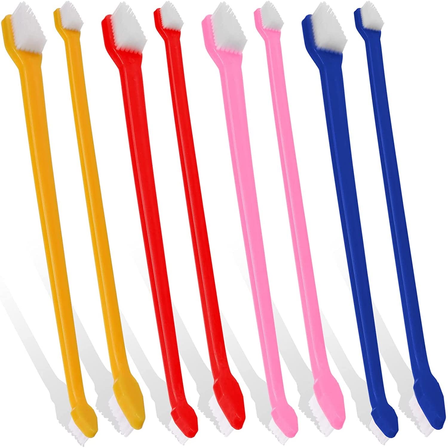 See full amazon price history chart for Emily Pets 8 Pieces Double Headed Dog Cat Toothbrush Long Handle Pet Toothbrushes Dual Ended Dog Toothbrush Soft Bristles Dog Teeth Cleaning brush for Pet Dog Puppy Kitten Dental Care(Color May Vary) Emily Pets 8 Pieces Double Headed Dog Cat Toothbrush Long Handle Pet Toothbrushes Dual Ended Dog Toothbrush Soft Bristles Dog Teeth Cleaning brush for Pet Dog Puppy Kitten Dental Care(Color May Vary) (B09SG4996M) Amazon Price History, Amazon Price Tracker