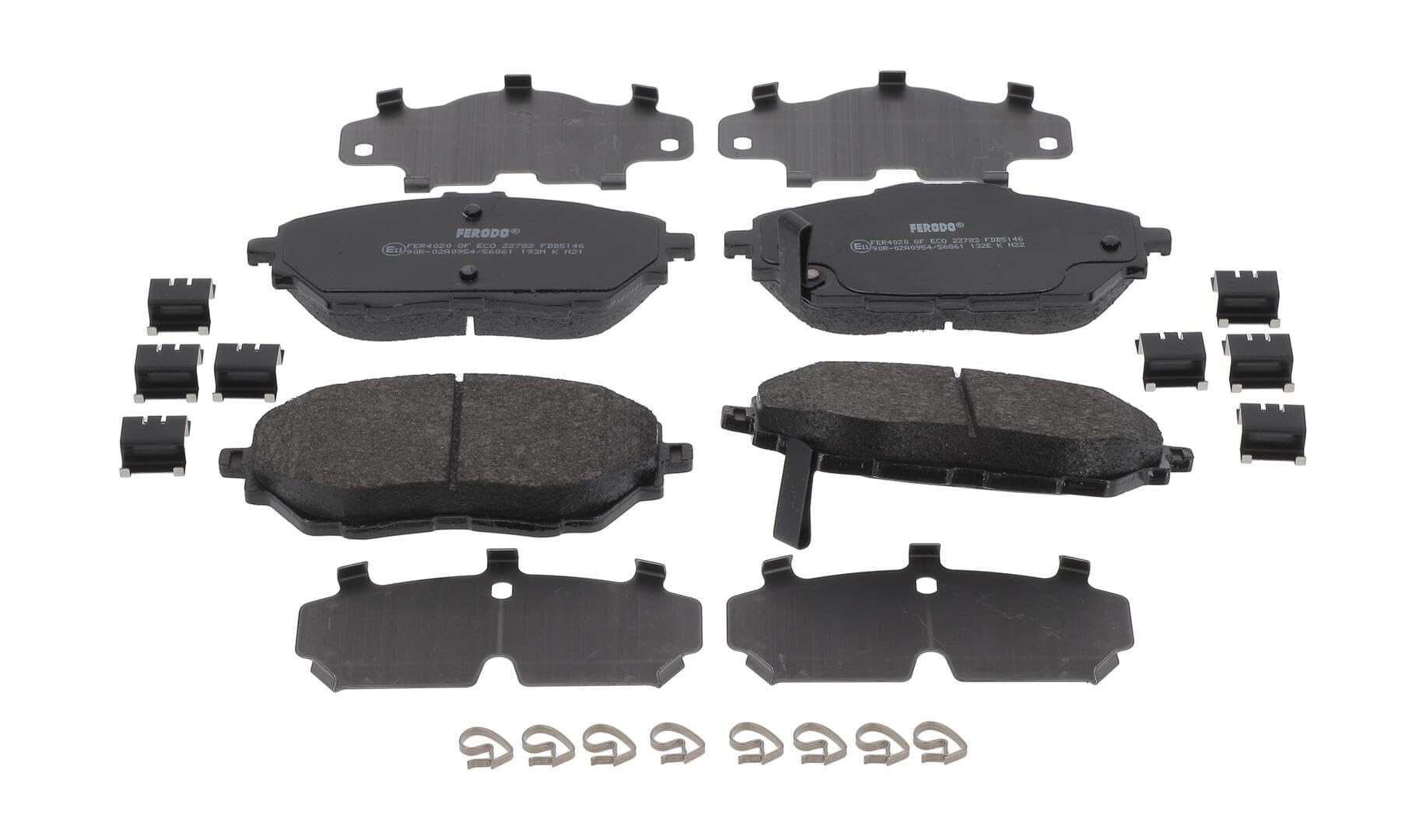 FERODO Auto Brake Pads with Wear Indicator || FDB5146 | Compatible avec: TOYOTA C-HR, C-HR VAN, COROLLA Kombi, COROLLA Schrägheck