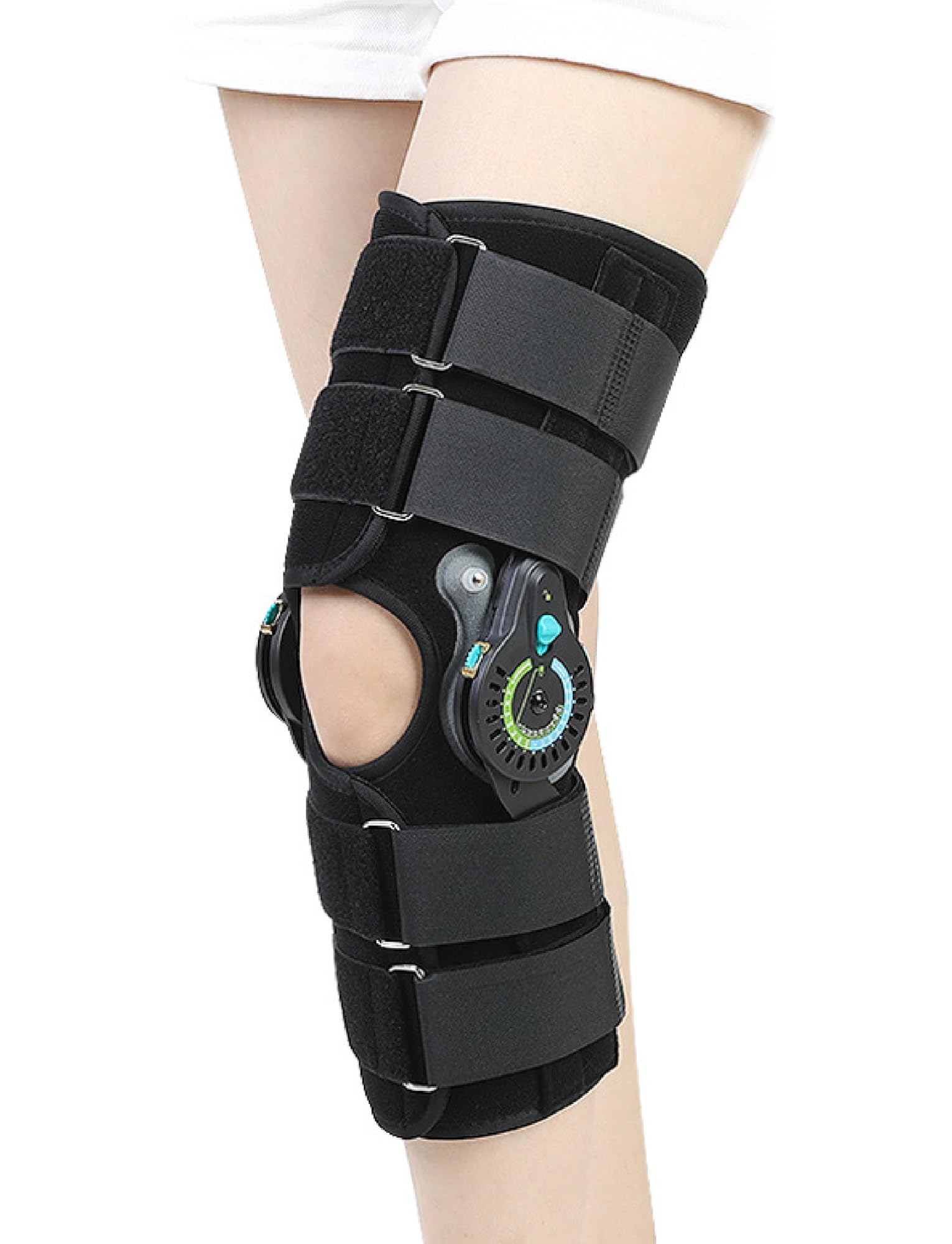 Generico Tutore for Ginocchio Regolabile for osteoartrite, tutore for Ginocchio iperestensione, tutore for Ginocchio Post-operatorio incernierato for artrite, menisco(M)
