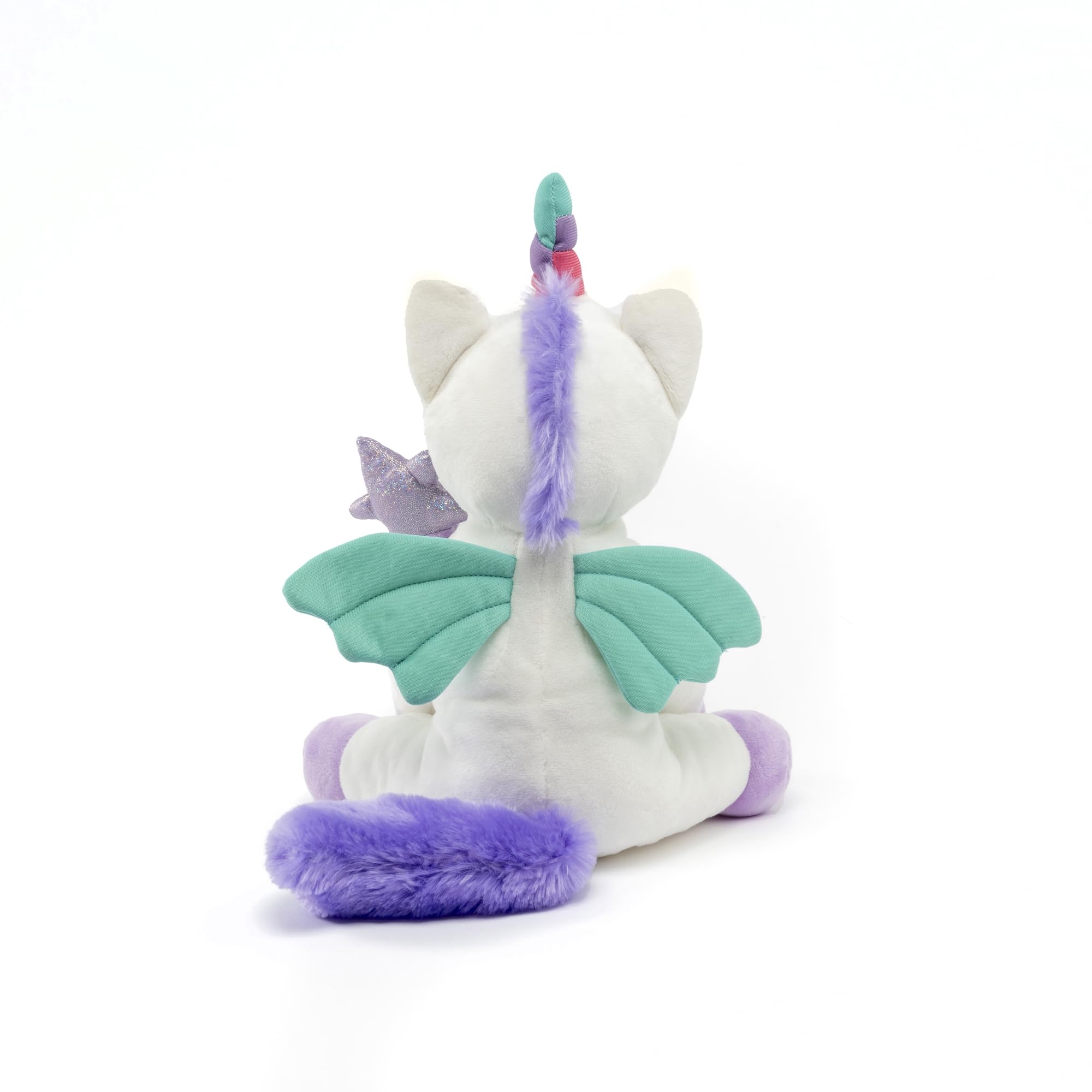 Unicorno Soffice Realistico 3d Con Corno Arcobaleno Isolato Su Sfondo Viola Gm1436907945 477836180