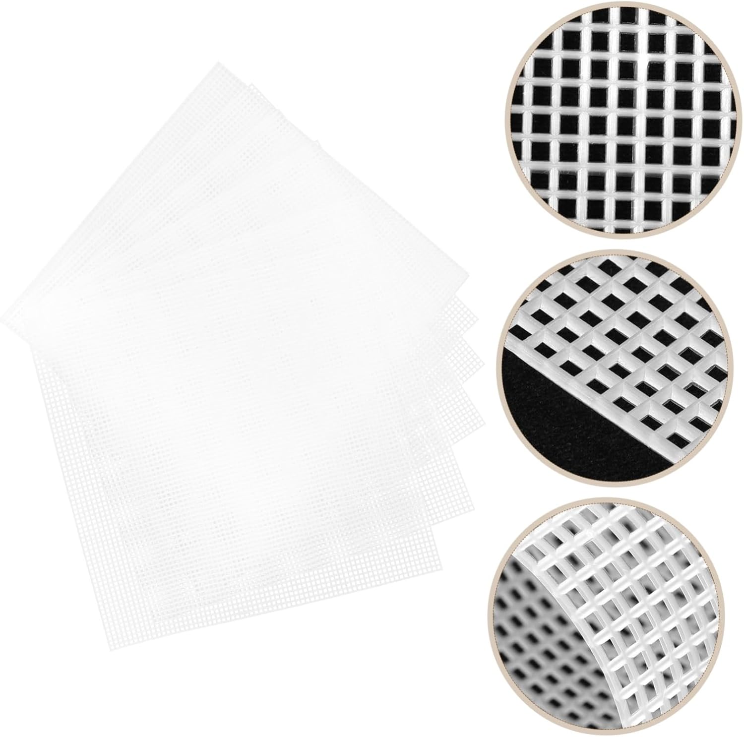 10pcs Plastic Canvas Mesh Sheets for DIY Cross Stitching and Crochet Projects Portable Quilting Kit for Crafting and Knitting Enthusiasts