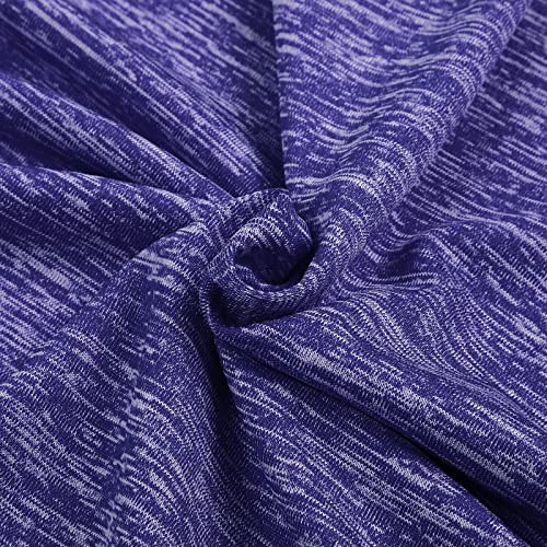 Igeekwell Men's Golf Polo Shirt Short Sleeve Breathable Tennis Polo T-Shirts Running Sport Tactical Polo 008-Purple L #TOP6