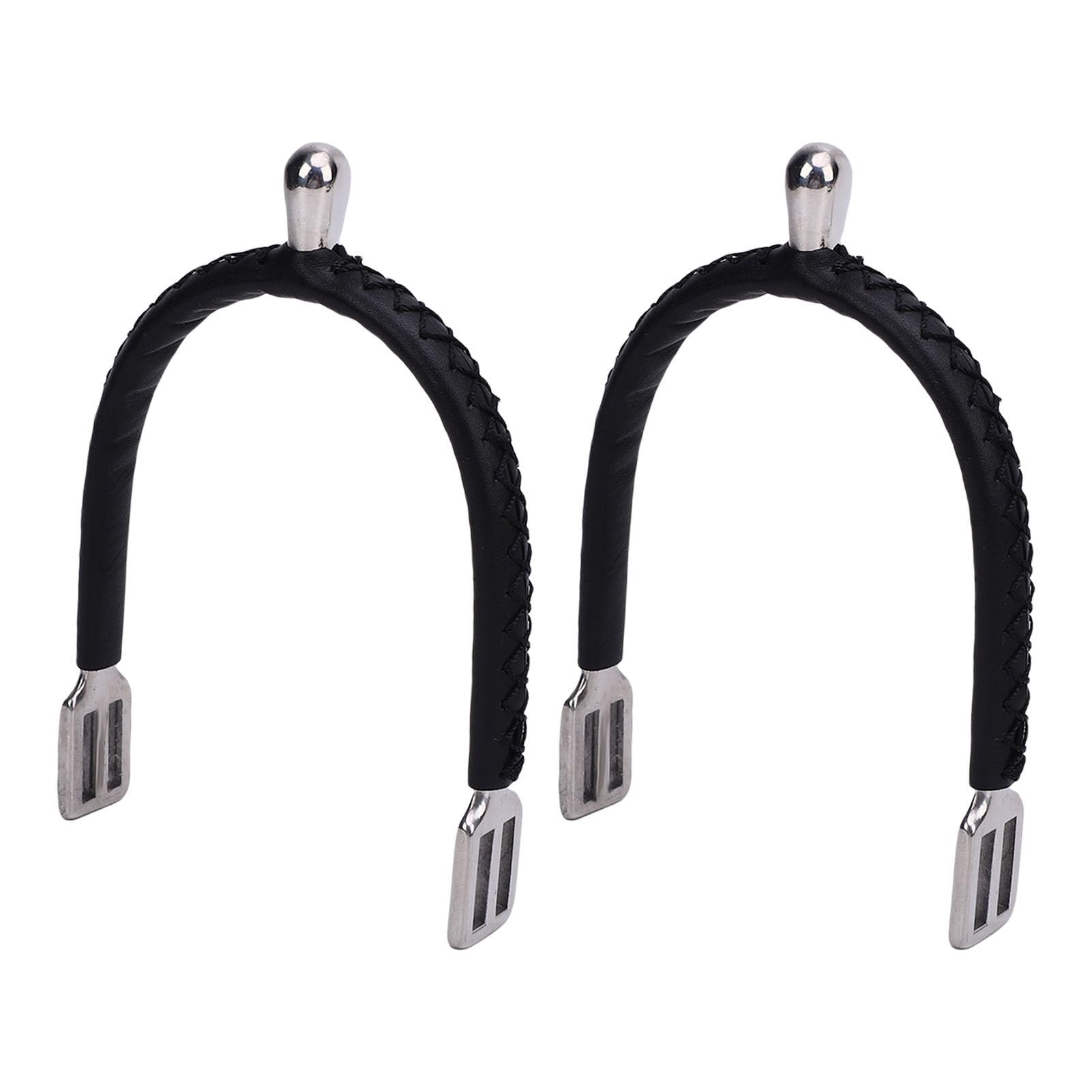 Speroni da Cavallo, Speroni Equestri in Acciaio Inossidabile, Comodi con Cinturini in Pelle Regolabili, Ideali per Uomini e Donne Allenamento a Cavallo