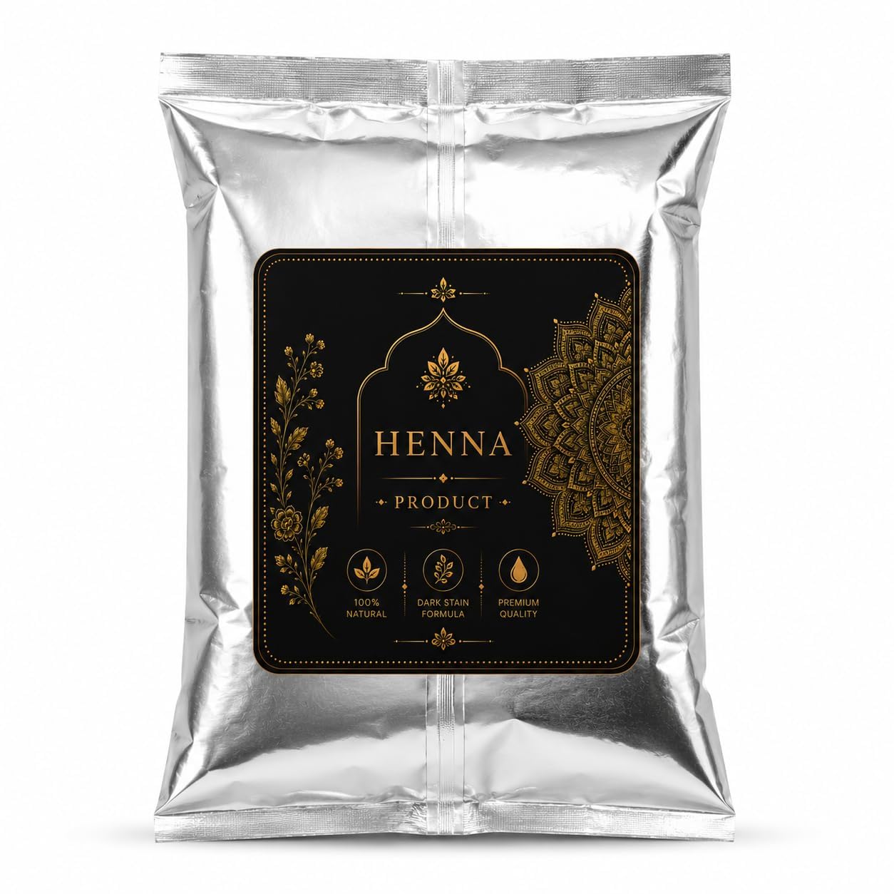 Premium Natural Henna Mehndi Powder for Hair & Hands | 100% Pure Herbal Mehendi | Dark Stain | Chemical Free | Smooth Fine Powder-picture-12