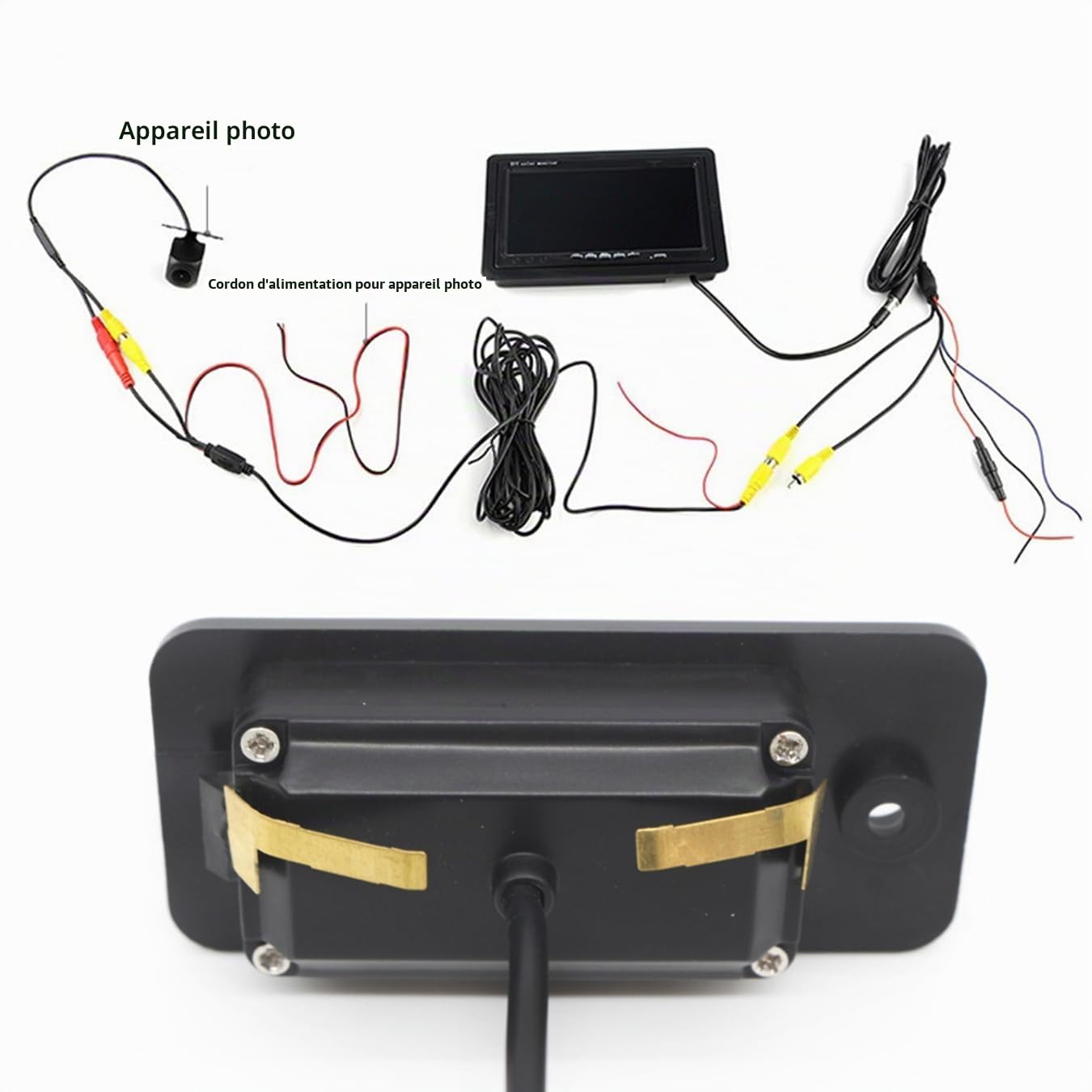 Caméra de recul de Voiture HD caméra de recul de véhicule pour A/UDI A3 (8P) 2004 2005 2006 2007 2008 2009 2010 2011 2012