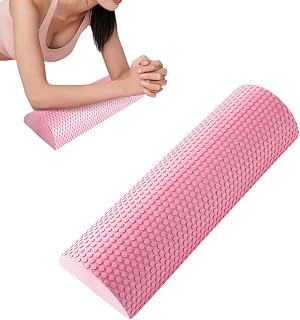 Halvrulle skum cylindriskt träningsverktyg med hög densitet för | Träningsrulle för ryggskum för fysisk återhämtning muskelsträckning yoga