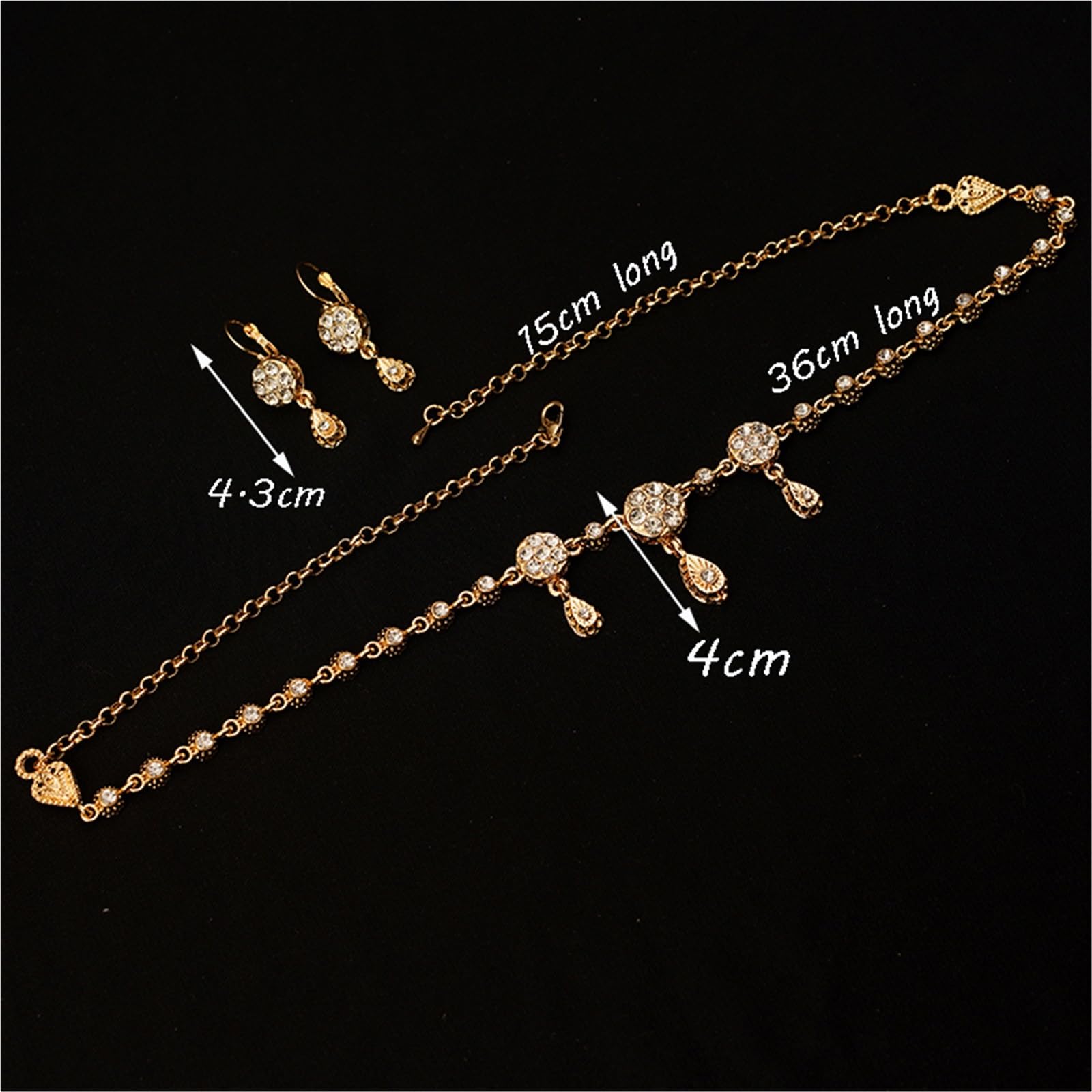 Cadena para el pelo Cadena de pelo nupcial oro