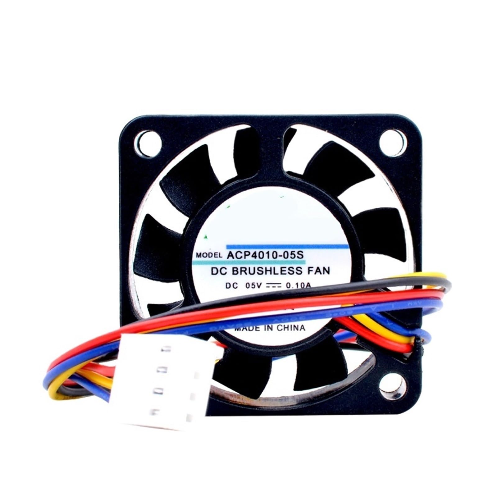 JJKKOZVQF 4cm 40mm fan 40x40x10mm DC5V 0.10A 4 lines 4pin PWM speed control cooling fan