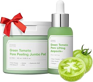 SUNGBOON EDITOR Firming DUO: Green Tomato Pore Peeling Jumbo Pad & Lifting Ampoule | Gift Sets