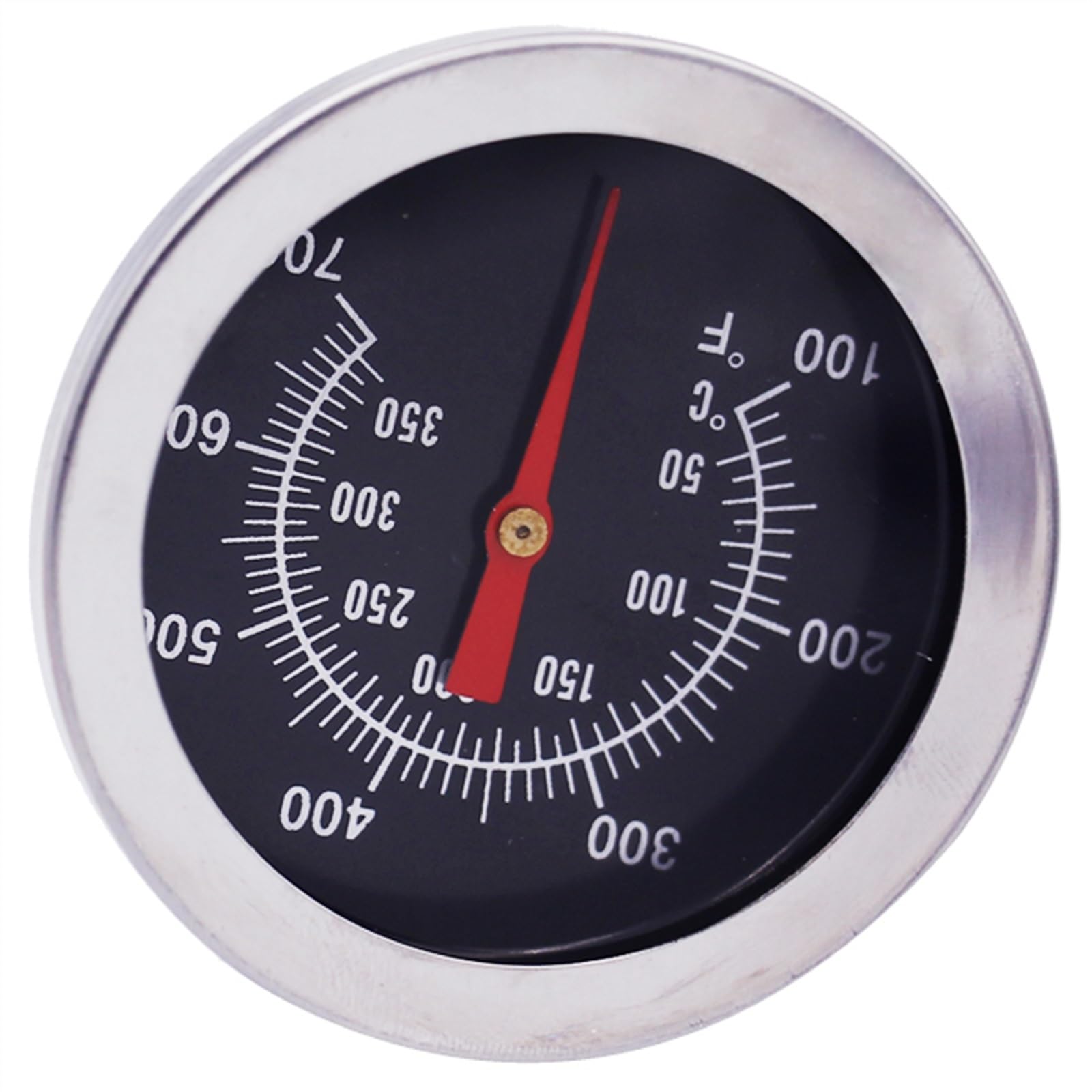 Termometro bimetallico in acciaio inossidabile Tester di temperatura for griglia esterna Termometro for forno di cottura 700 ℃ Strumenti portatili for barbecue for pizza