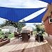 Patio Paradise 16' x16'x 16' Blue Sun Shade Sail Triangle Canopy - Permeable UV Block Fabric Durable Outdoor - Customized Available