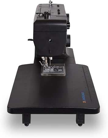 Jaguar SJ-34E Heavy-Duty Sewing Machine | 34 Stitches | Electronic Features | Extension Table | Automatic Needle Threader | Drop-in Bobbin | Servo Motor | LED Light | Free Arm | Ideal for Thick Fabric