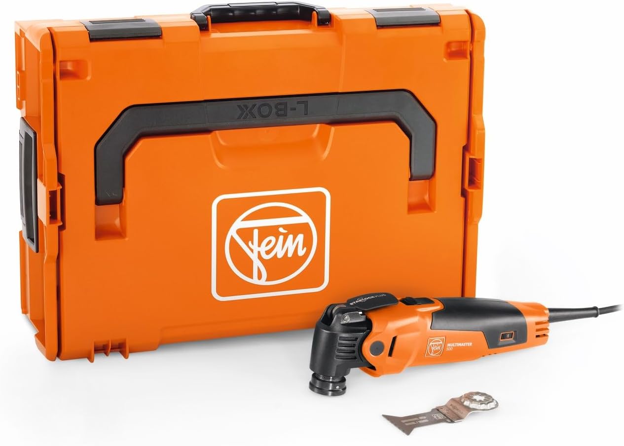 FEINMultimaster MM 500 Plus, Powerful MultiTool with Bi-Metal Saw Blade for Wood, Metal and Plastics, 350 W, Anti-Vibration System, StarlockPlus QuickIN Tool Change