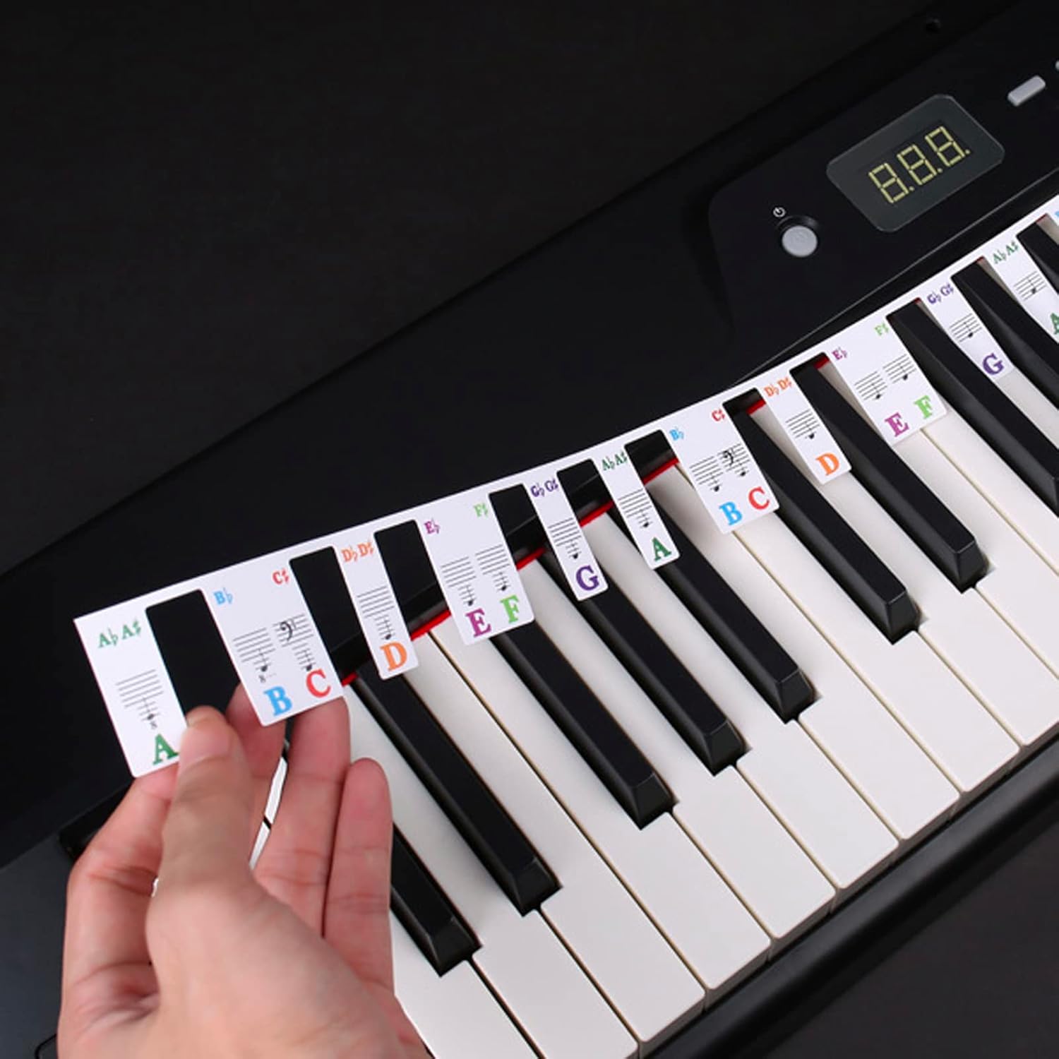 Removable Piano Keyboard Note Labels, Piano Keyboard