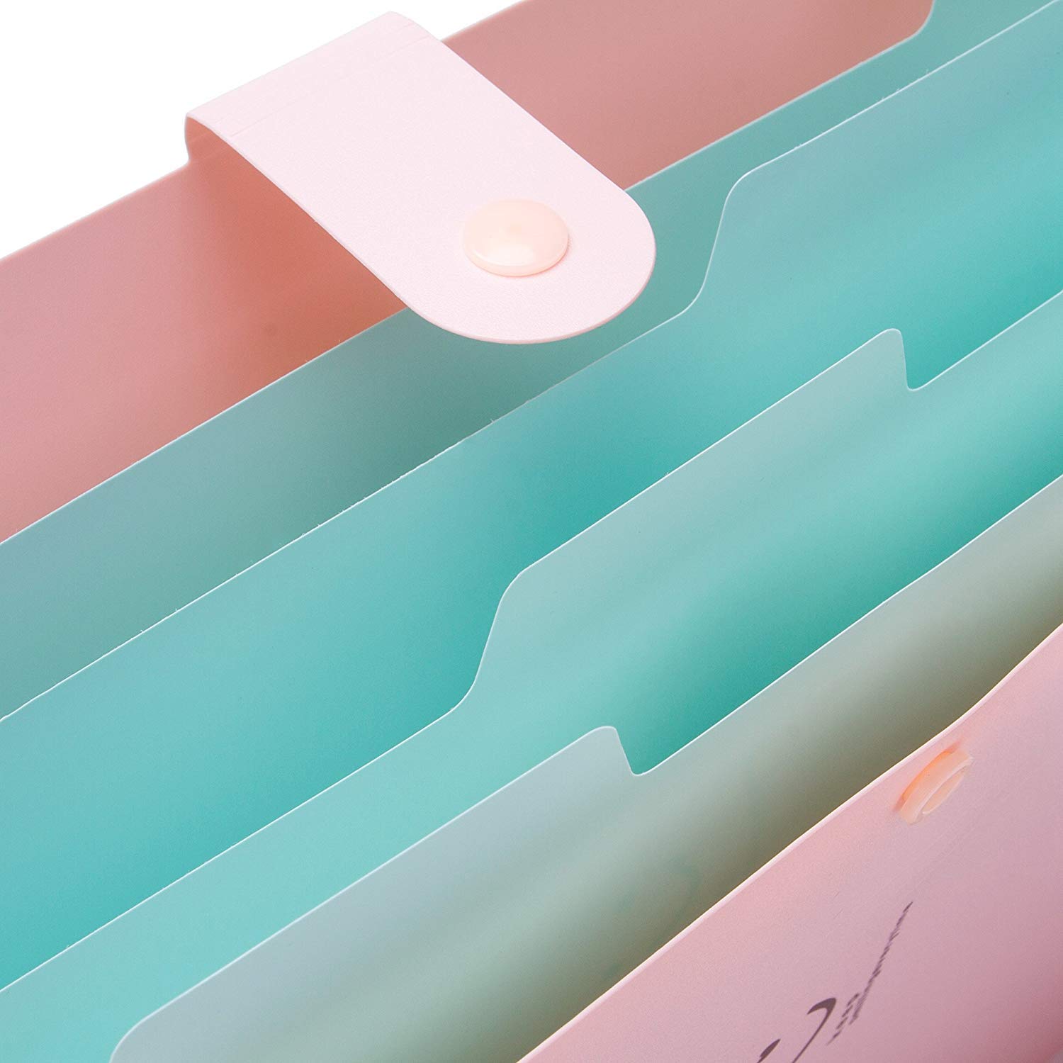 Expandable Portable HandHeld Accordion File Document Folder Cute