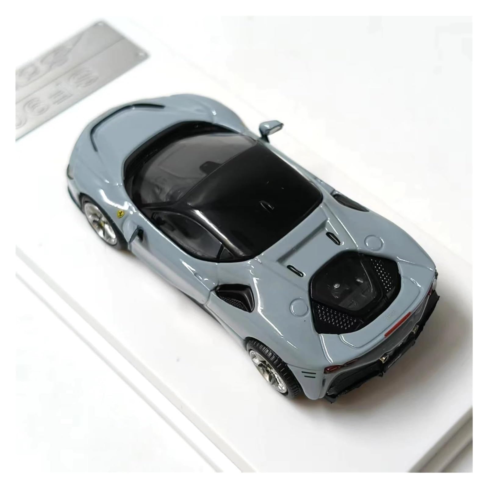 Metallo Scala Replica Modellini Di Auto In Lega Pressofusa In Scala 1 64 Per SF90 Supercar Collezione Veicoli In Miniatura Hobby Veicoli Giochi Set