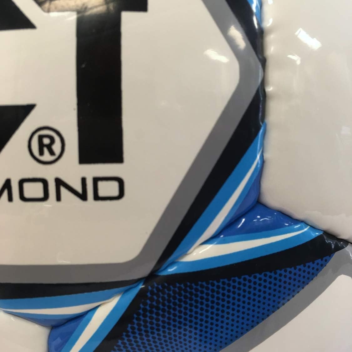 SELECT 2019/2020 Diamond Soccer Ball, White/Blue, Size 5 : Sports & Outdoors