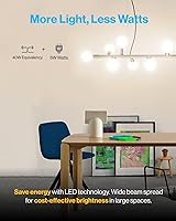 Vista 4 de Sunco 8 Pack G25 LED Light Bulbs, Vanity Globe Bathroom Light Bulb, 450 LM, 3000K Warm White, 6W (40W Equivalent), Dimmable Mirror Vanity Decorative