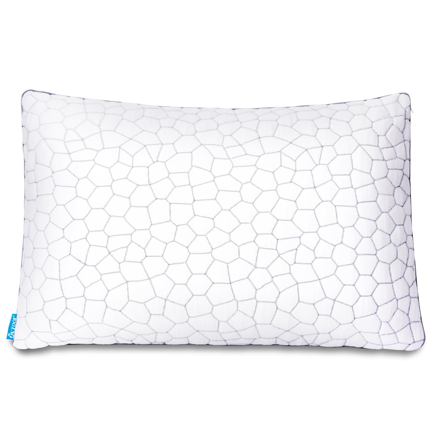 Shredded Memory Foam Pillows for Sleeping Cooling Bamboo Pillows Queen