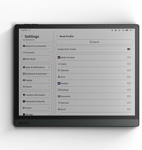 Miniatura 3 de BOOX Tablet Tab Ultra C Pro ePaper Tablet PC 10.3 Papel digital 6G 128G con cámara trasera de papel Tablet