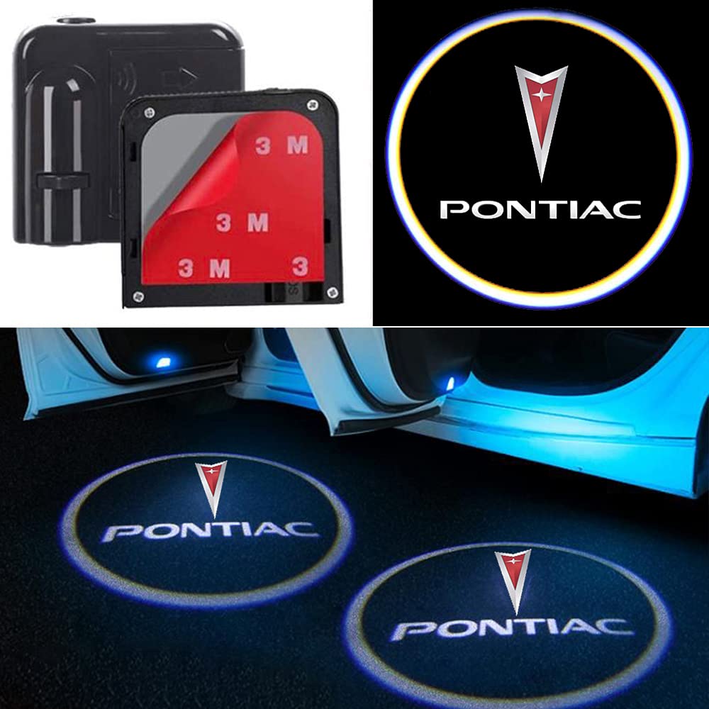 2Pcs Car Door Projector Logo Light for Pontiac Firebird Grand Am Vibe