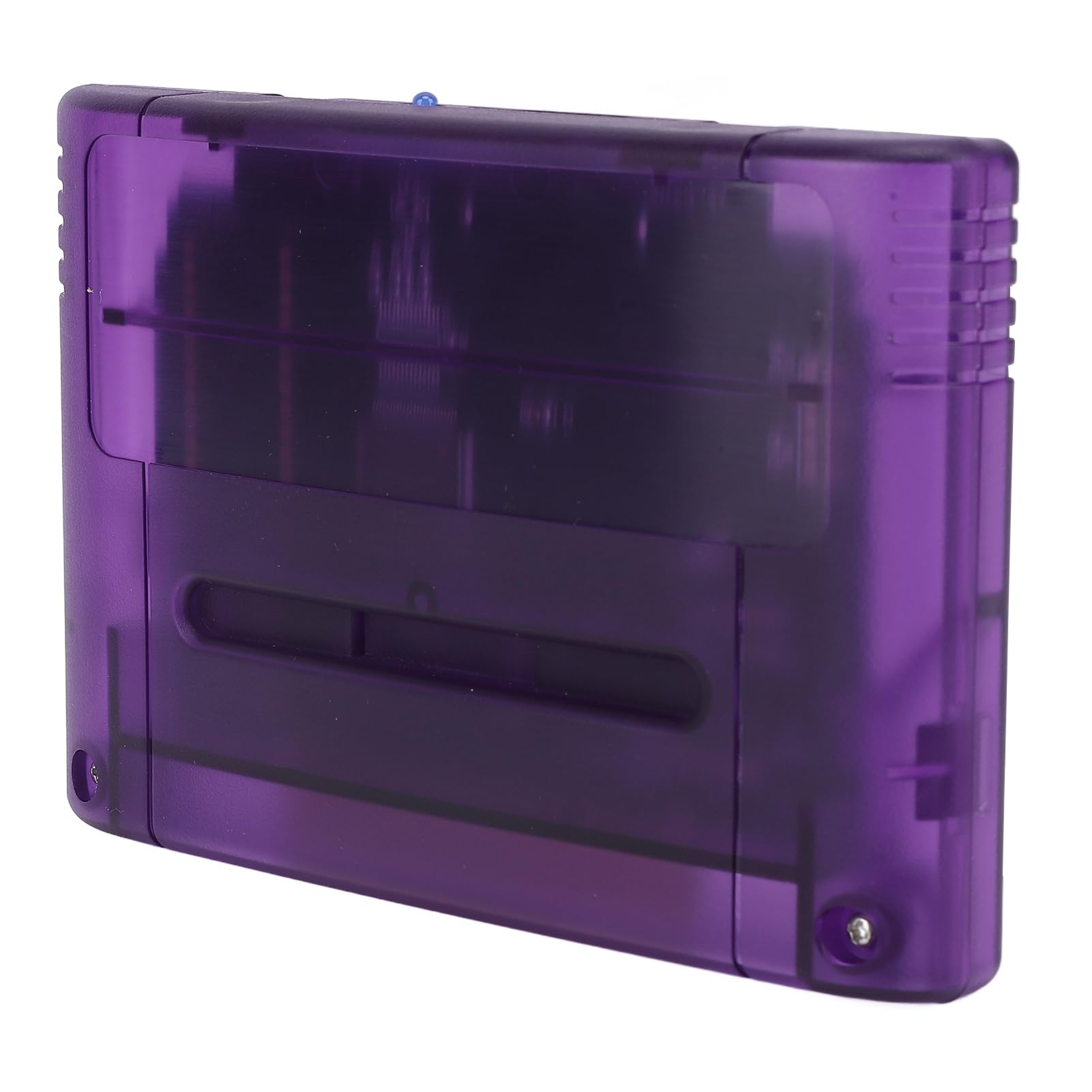 VBESTLIFE Spielekassette, Professionelle 3000-in-1-8-GB-Speicherkarte, Hochgeschwindigkeits-Multifunktionskarte mit Automatischer Sicherung für die SFC-Spielekonsole (Transparentes Lila)