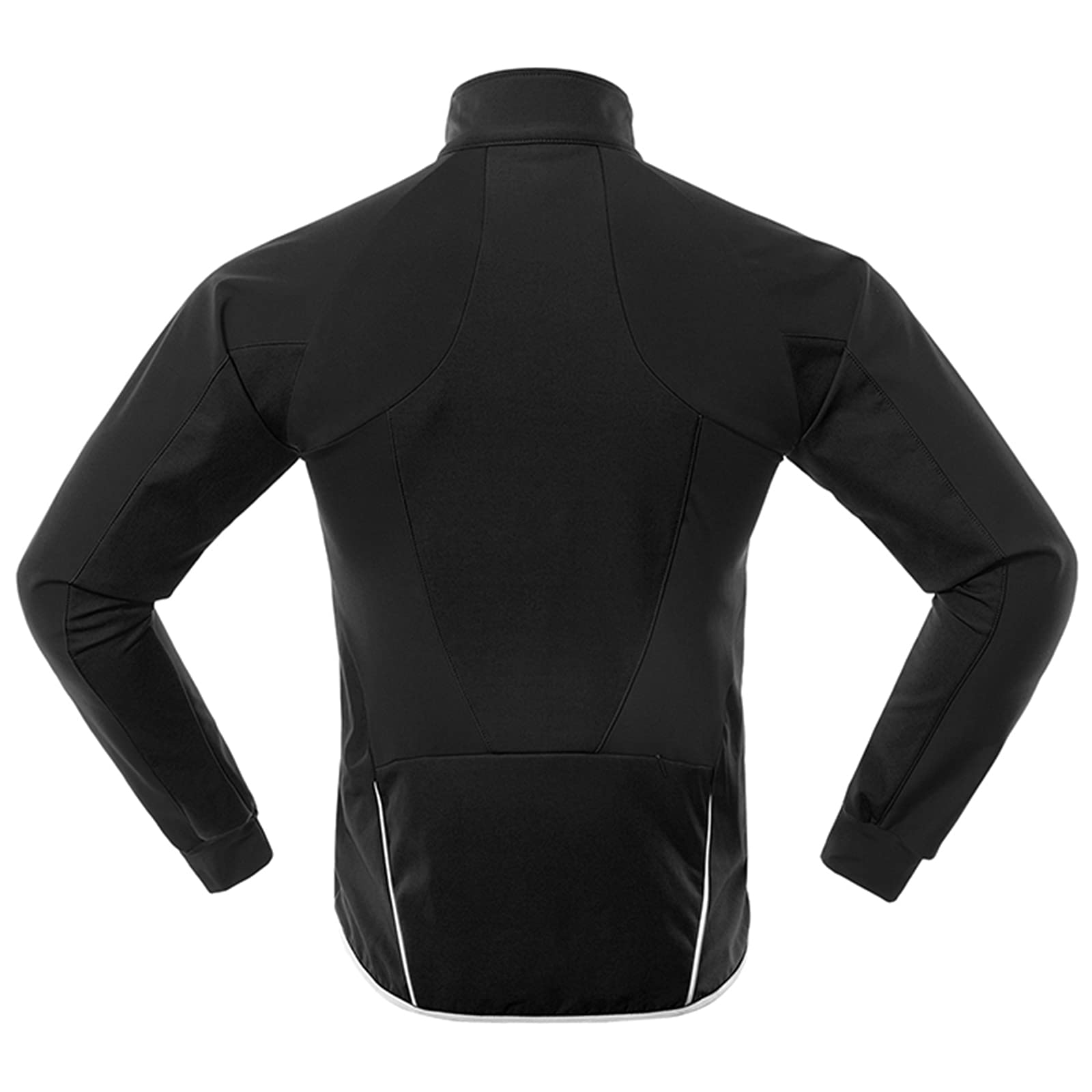 Chaqueta de Ciclismo de Invierno Abrigo de Lana Térmica Impermeable para Hombre Chaquetas de Alta Visibilidad Transpirables a Prueba de Viento