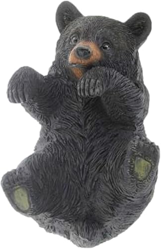 Miniatura 3 de Distinctive Designs Colgador para macetas de oso negro, decoración de oso negro para cabaña, montaña, decoración de bosque para el hogar, decoración