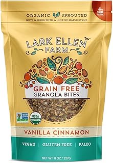 Lark Ellen Farm Granola Bites Vanilla Cinnamon, 8 Ounce
