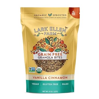 Lark Ellen Farm Granola Bites Vanilla Cinnamon, 8 Ounce