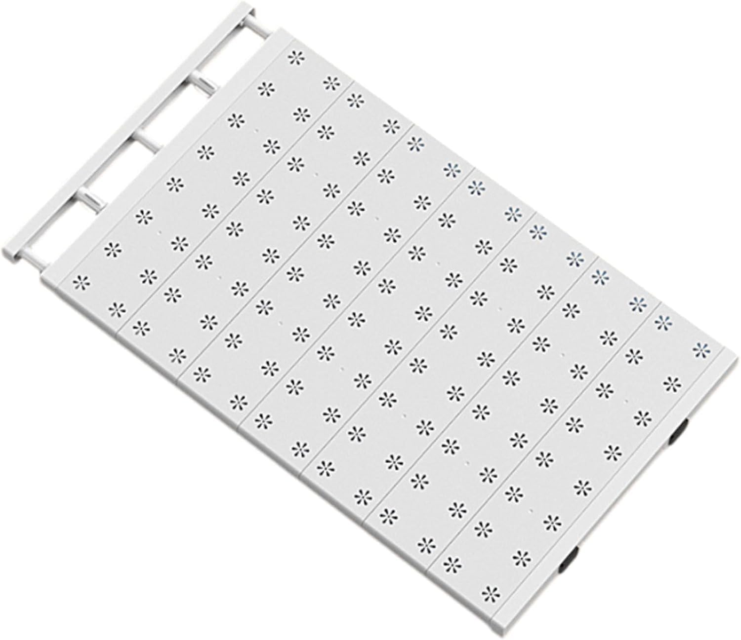 Estante de almacenamiento ajustable de pared y divisor expandible para armarios de cocina