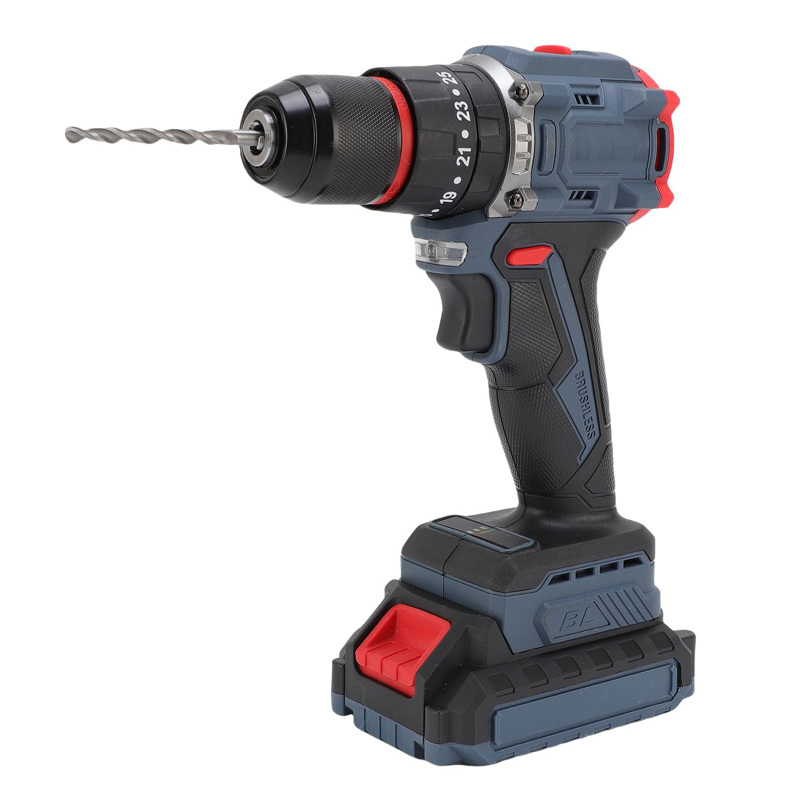 Asixxsix Zestaw Wiertarki Bezprzewodowej, 25 Skrętów 1500 Rpm CW CW CCW Elektryczne ćwiczenia Zasilania z Akumulatorem, 6 Bitów śrubokrętów, ćwiczenia Bity i Przenoszenie, Zestaw (wtyczka UE)