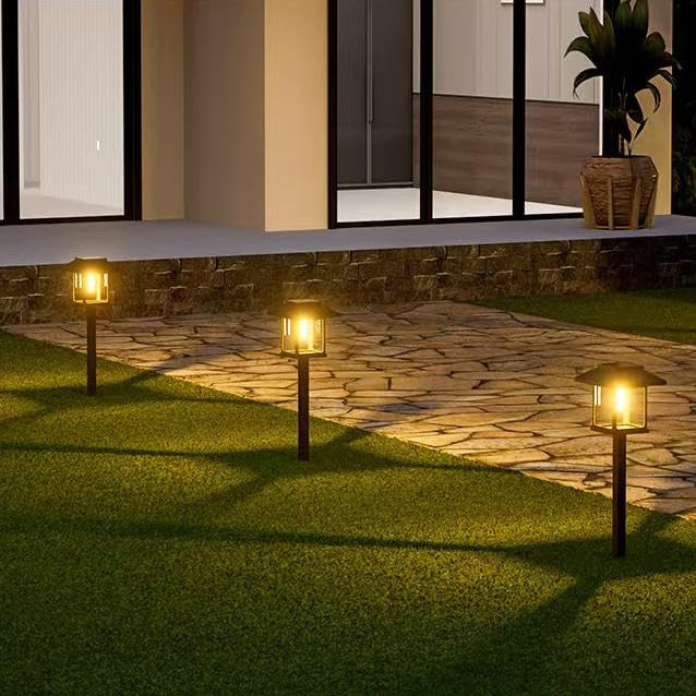 Albelt Solar Pathyway Lights Outdoor, 2 Pack Waterproof Solar Garden Lights with Auto On/Off, Landscape Lighting for Garden, Yard, Pathway, Patio, Driveway Decor