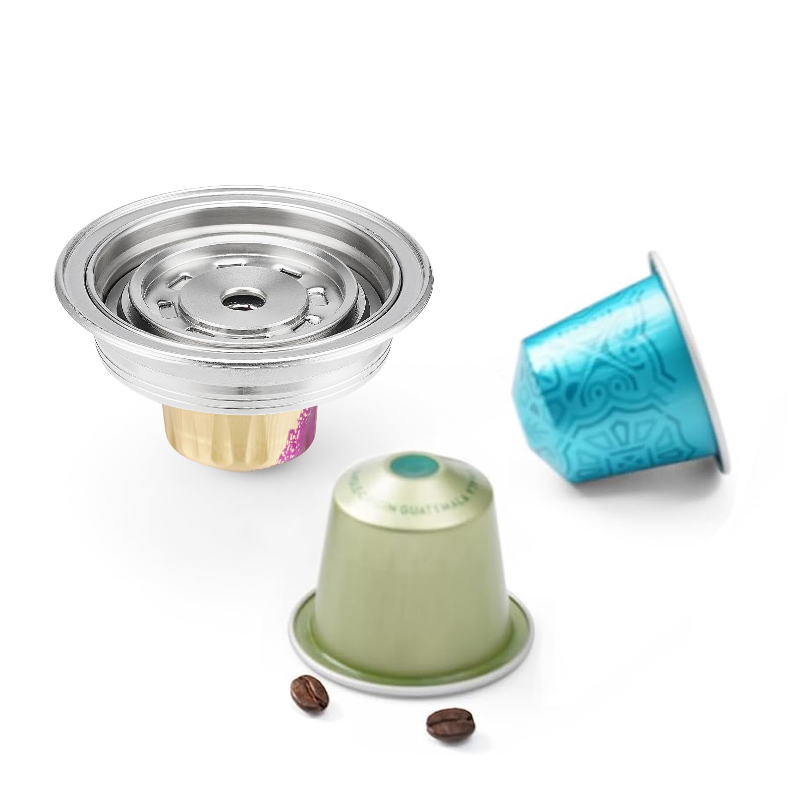 Vertuoline réutilisable NS Pod Vertuo Pop Next Adapter Fluide pour Café Accessoires Barista (80 ml)