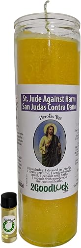 Miniatura 5 de Vela perfumada vestida de San Judas Contra el Daño - Veladora Preparada San Judas Rechaza Daños