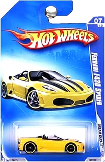 2009 Ferrari F430 Spider (yellow) Dream Garage 153/190, 1:64 Scale.