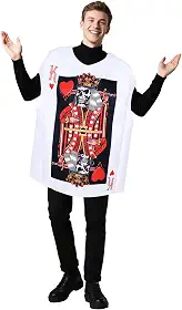 Fantasias de Halloween para adultos de copas, cartas de pôquer, roupas para casais, acessórios para cosplay