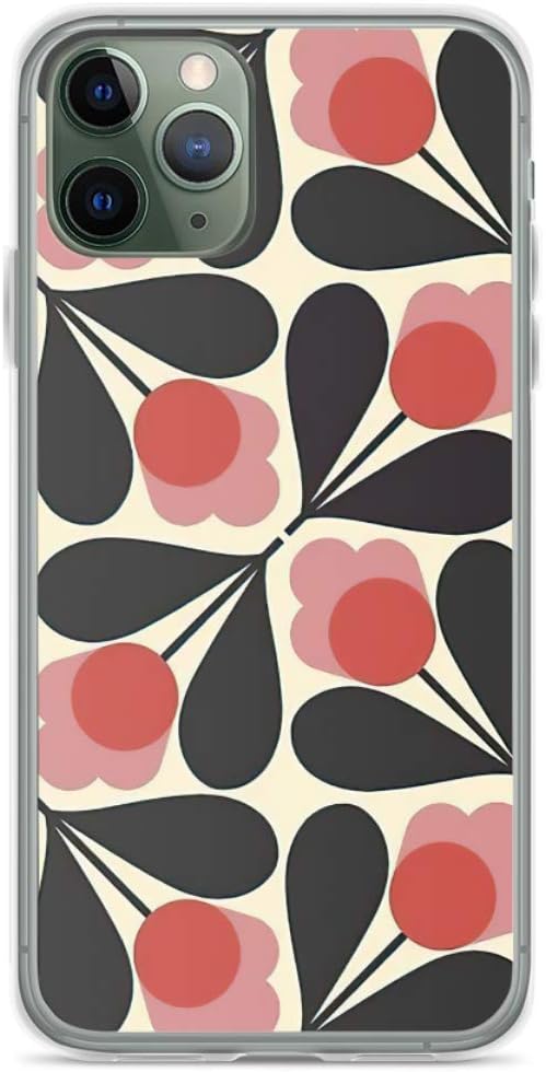 Phone Case Orla Kiely Design Compatible with iPhone 6 6s 7 8 X Xs Xr 11 12 Pro Max Mini Se 2020 Scratch Shock Tested