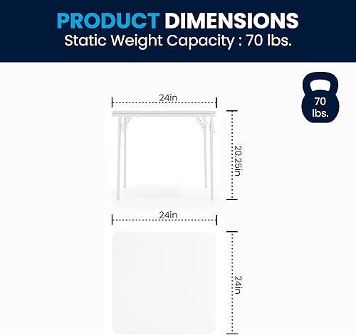 Miniatura 19 de Flash Furniture Mindy Kids - Mesa plegable de color bronceado para niños Beige Bronceado,Negro