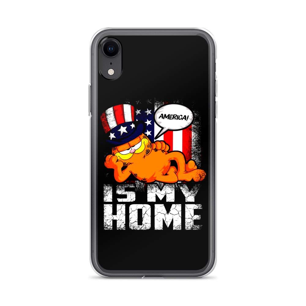Garfield America! is My Home Anti-Scratch Clear Case iPhone XR