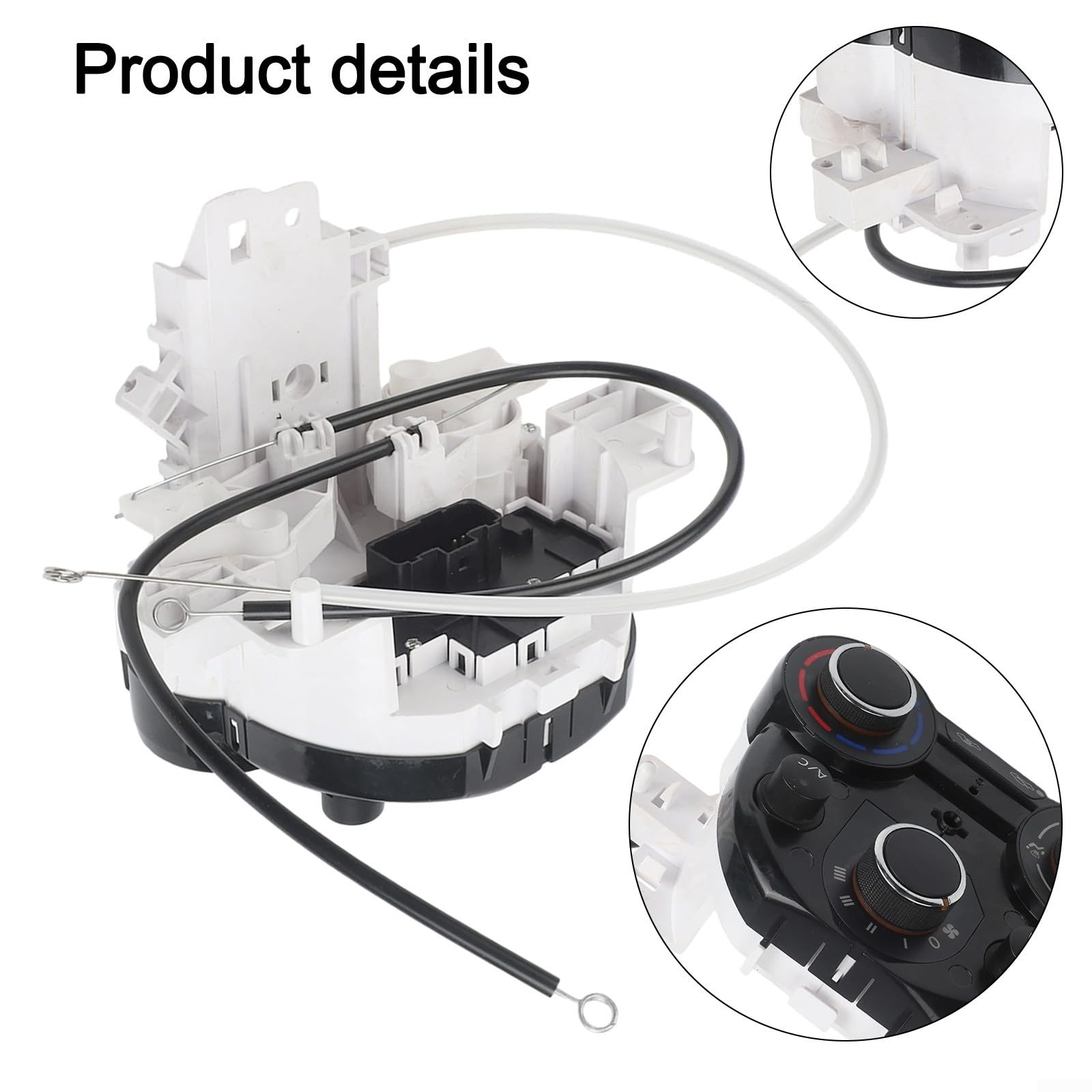Pannello di controllo del riscaldatore CA per Nissan Versa 2012-2013 Micra 2015-2018- Sostituzione interruttore temperatura A/C 27510-1HM5A 27510-3NH1B - ABS nero