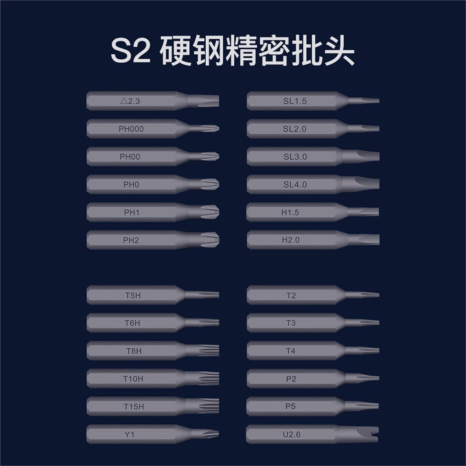 S2 Precision Electric Screwdriver Set: Mini and Convenient 3C Digital Repair Tools(57 in 1)