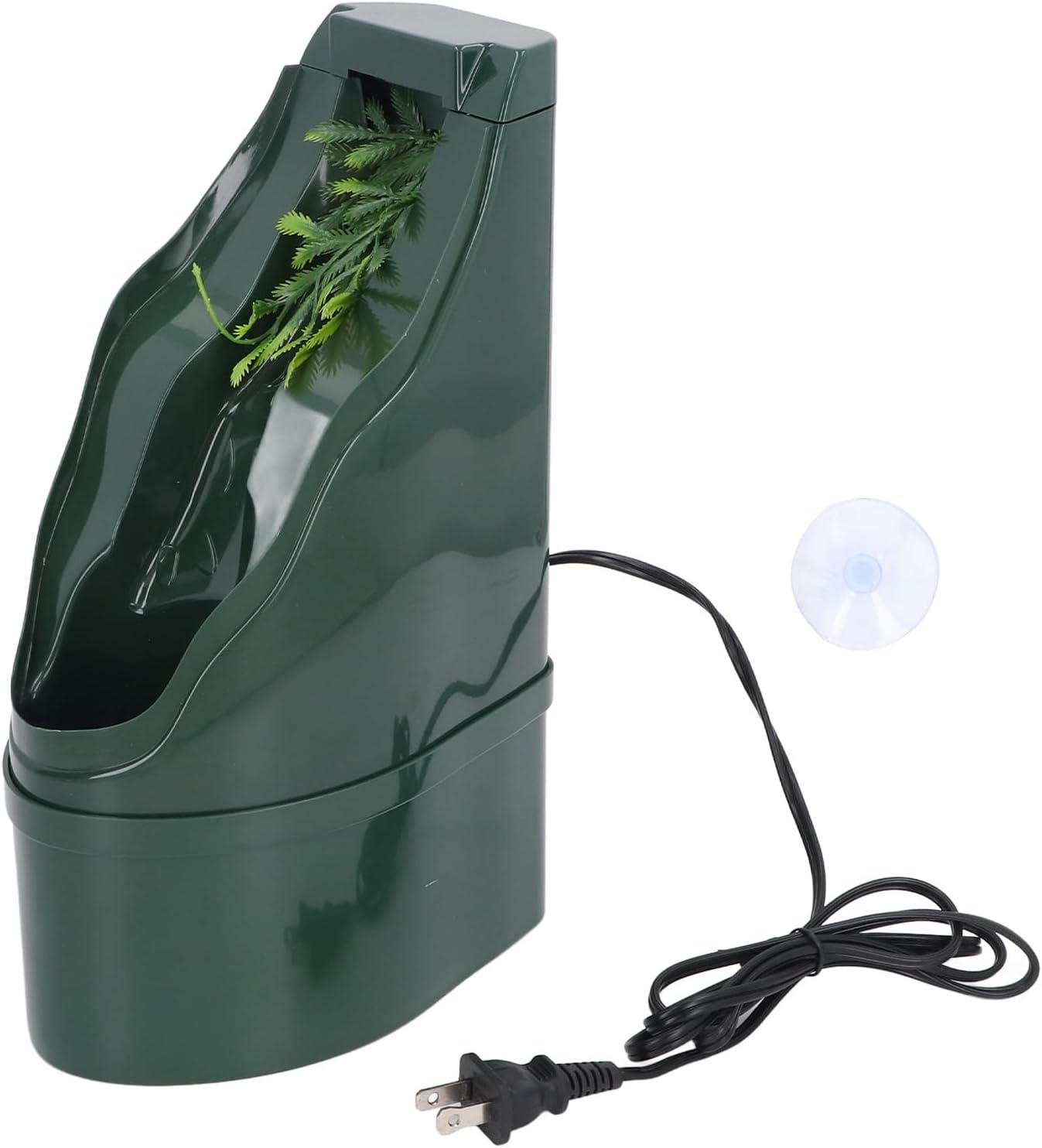Reptile Drinking Fountain Water Dripper, Food Grade Material, Provides Constant Clean Water, Mimics Nature Environment, Suitable for Reptiles, Turtles, Lizards, and Amphibians