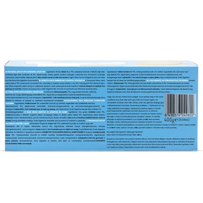 Galletas Digestive Gullon Sin Azúcar 400g miniatura 3