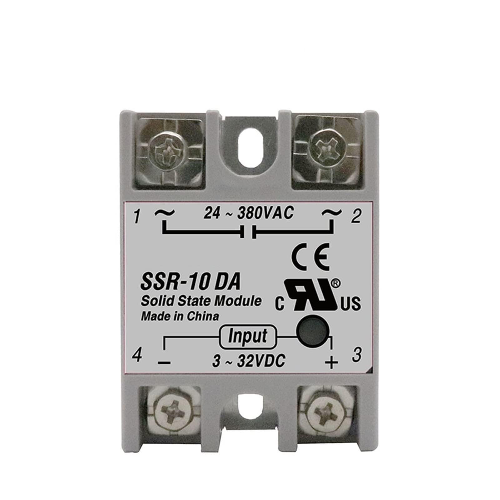 Relais semi-conducteurs SSR 40A module statique DC-AC pour contrôle PID de température - 7