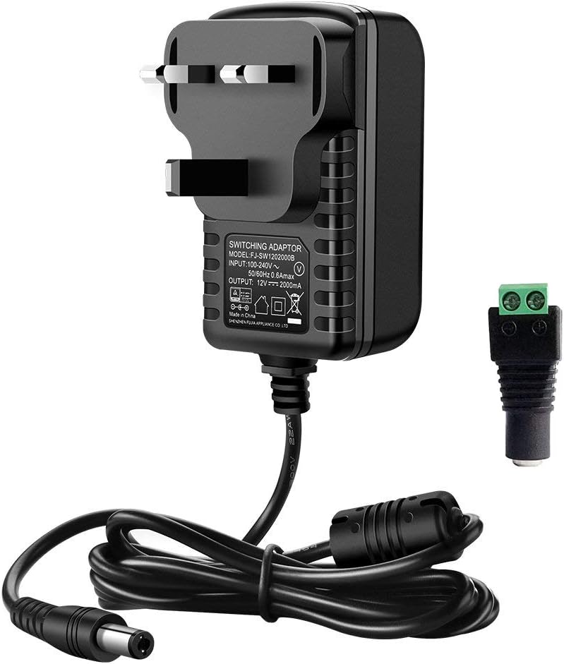 12V LED Strip Wall Mounted to Screw Adapter