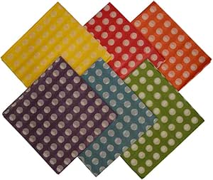 Premium Colored Polka-dot Tissue Paper, 100 Sheets
