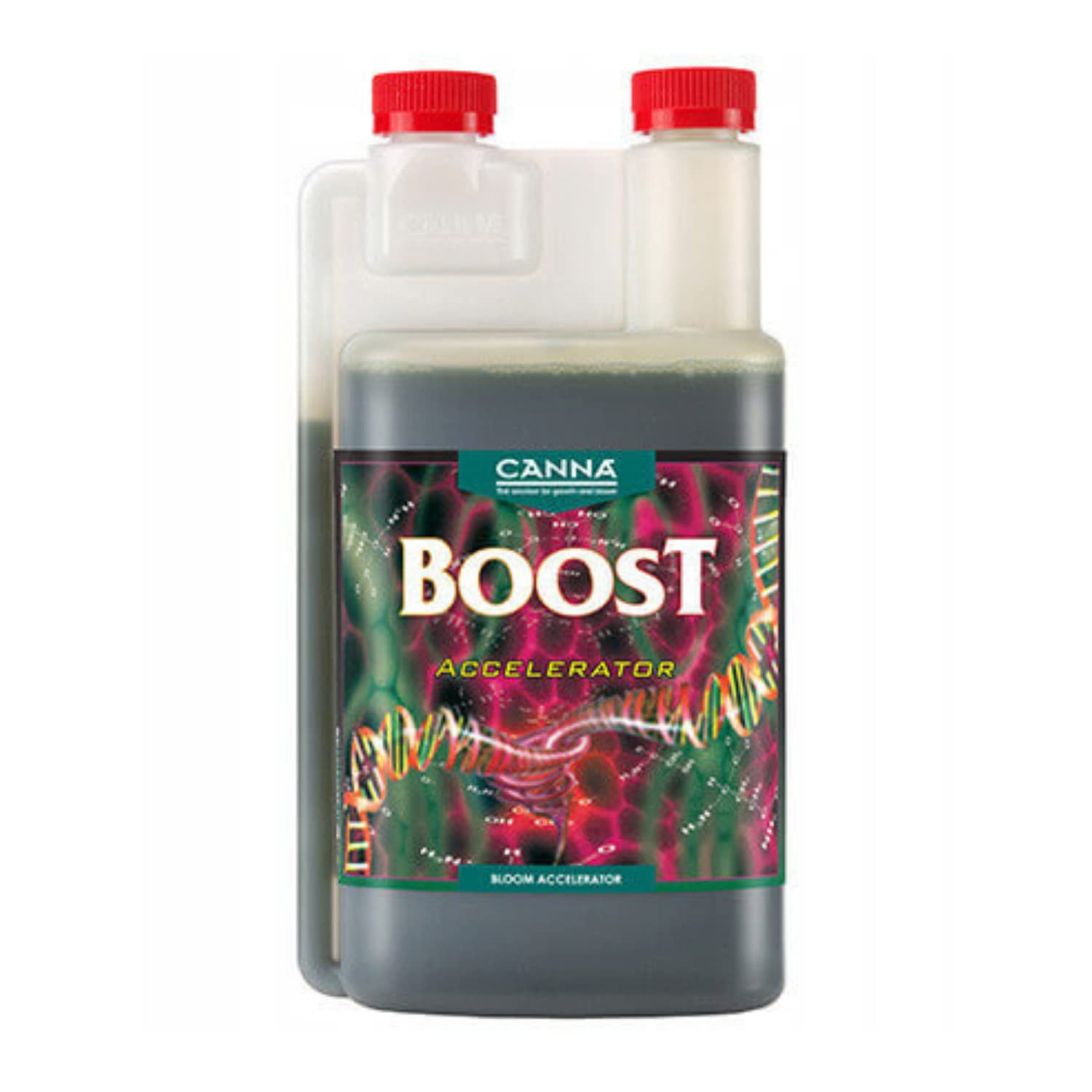 GROWMANIA Canna Boost 1L Fertilizante Orgánico | Floración y Engorde de Cultivos y Plantas | Abono Acelerador Mejora Calidad y Rendimiento